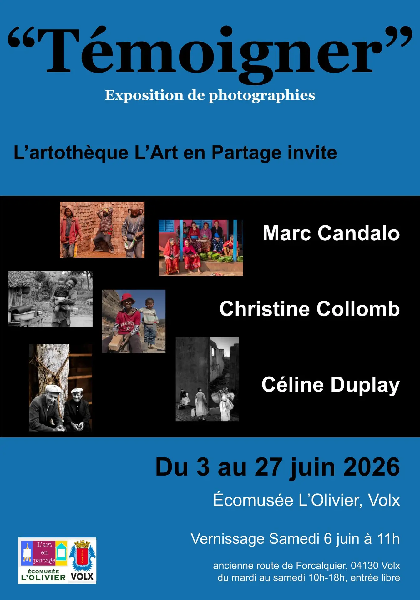Exposition : Témoigner