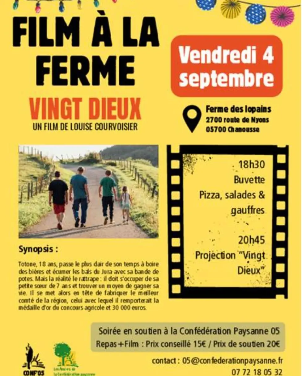 Film à la ferme : "Vingt dieux"