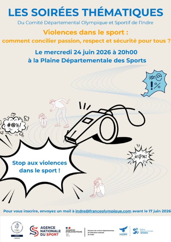Les Soirées Thématiques du Comité Départemental Olympique et Sportif de l'Indre