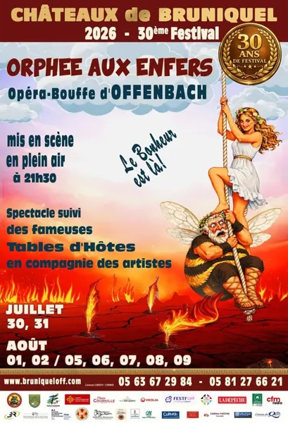 Spectacle - Orphée aux enfers, Opéra-Bouffe d'Offenbach