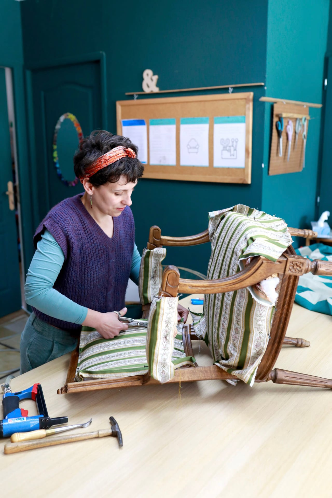 Devenez tapissier le temps d’un stage