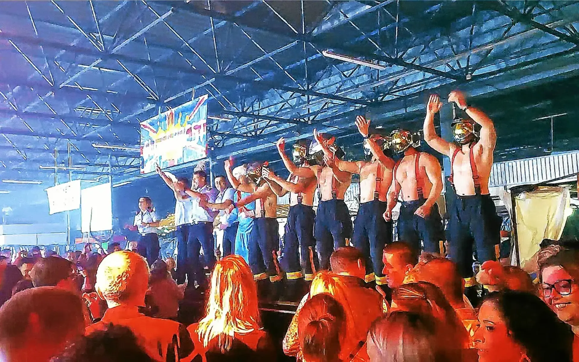 Bal de l'Amicale des sapeurs pompiers de Menton