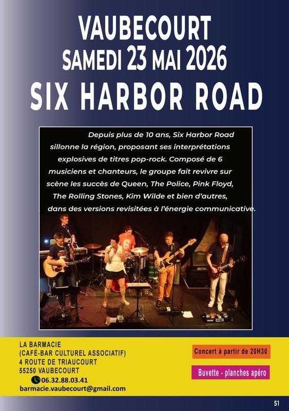 Concert : Six Harbor Road