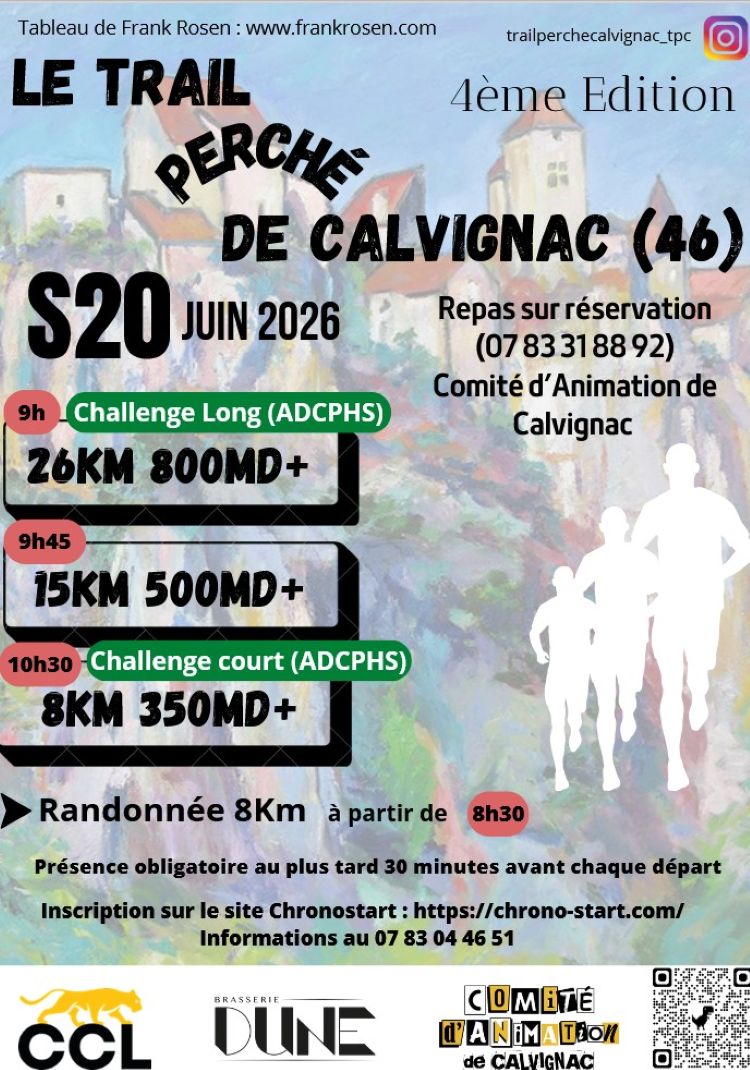 Le trail perché de Calvignac