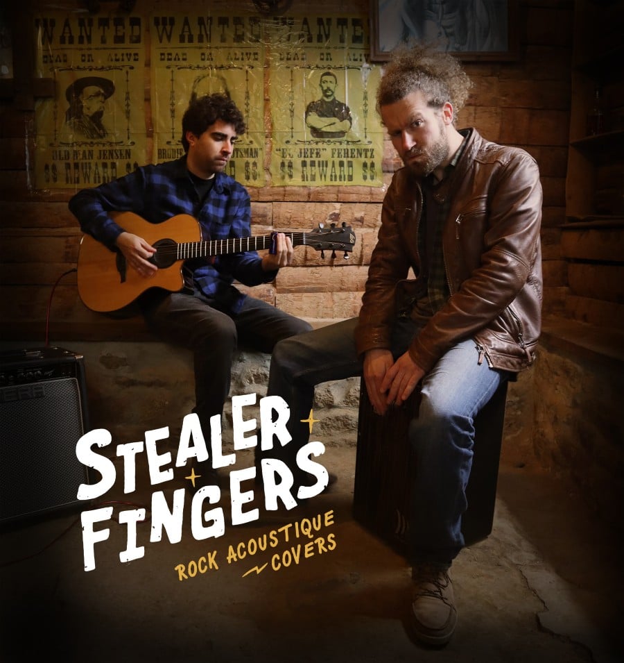 Concert STEALER FINGERS duo rock acoustique