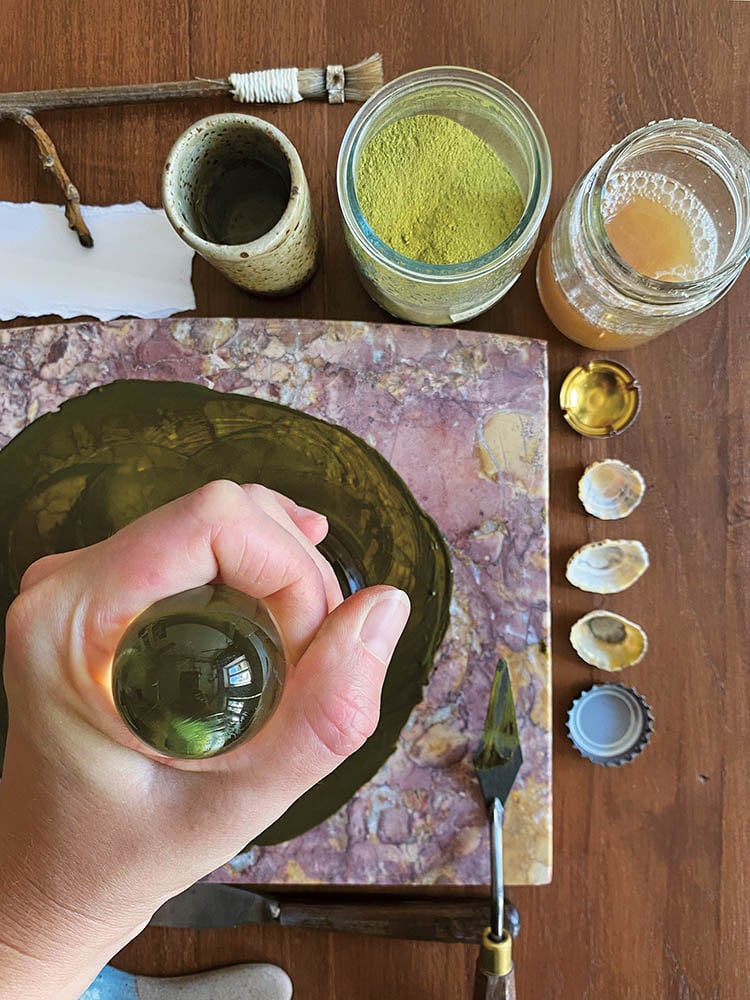 Atelier fabrication de gouache