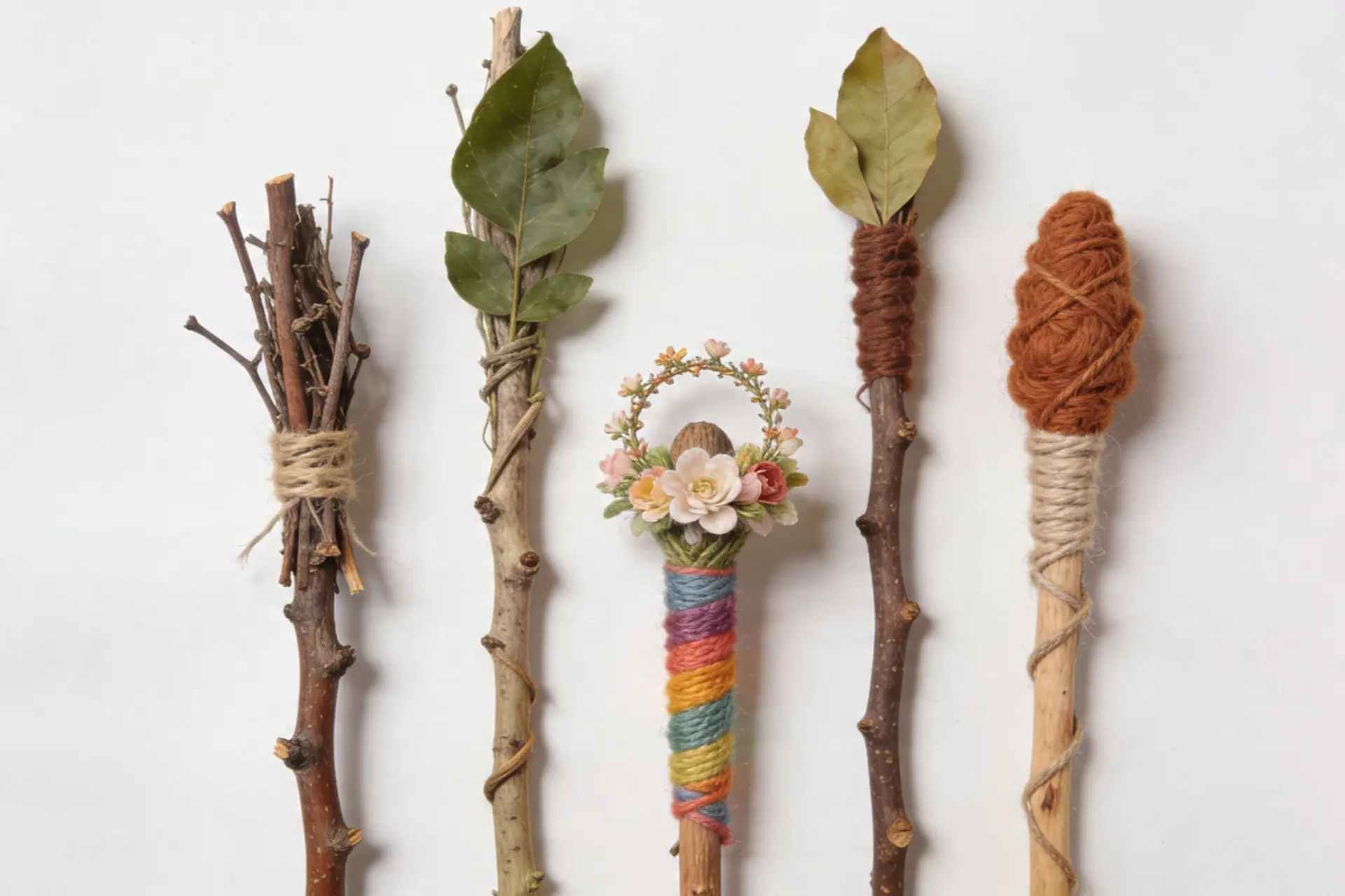 Land Art - Les baguettes magiques