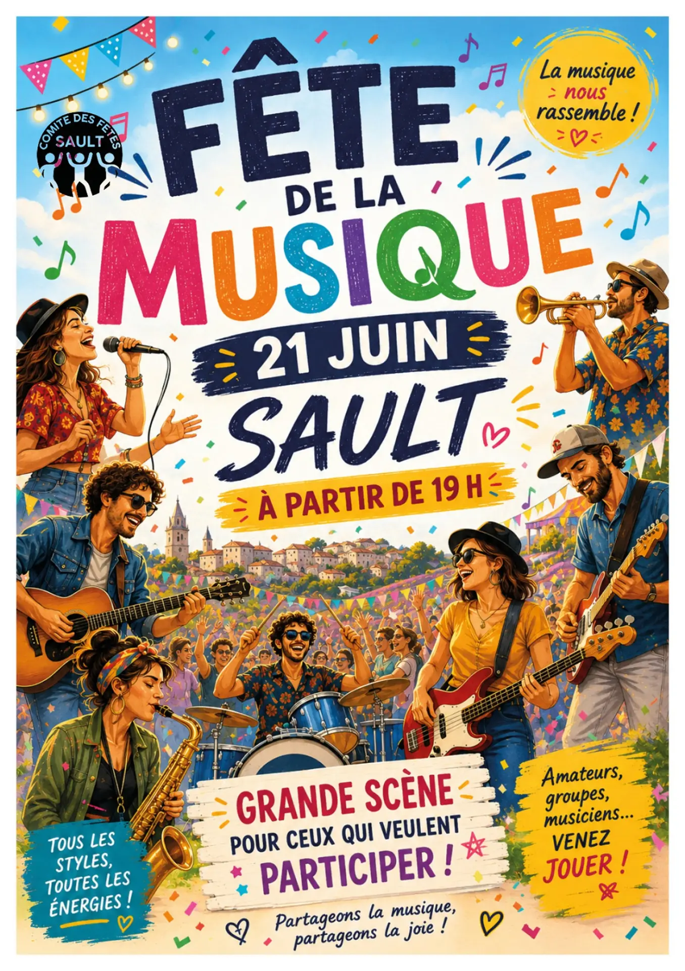 Fête de la musique à Sault