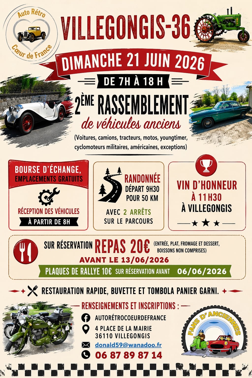 Deuxième rassemblement de véhicules anciens