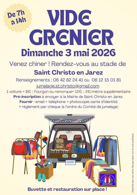 Vide grenier du comité de jumelage