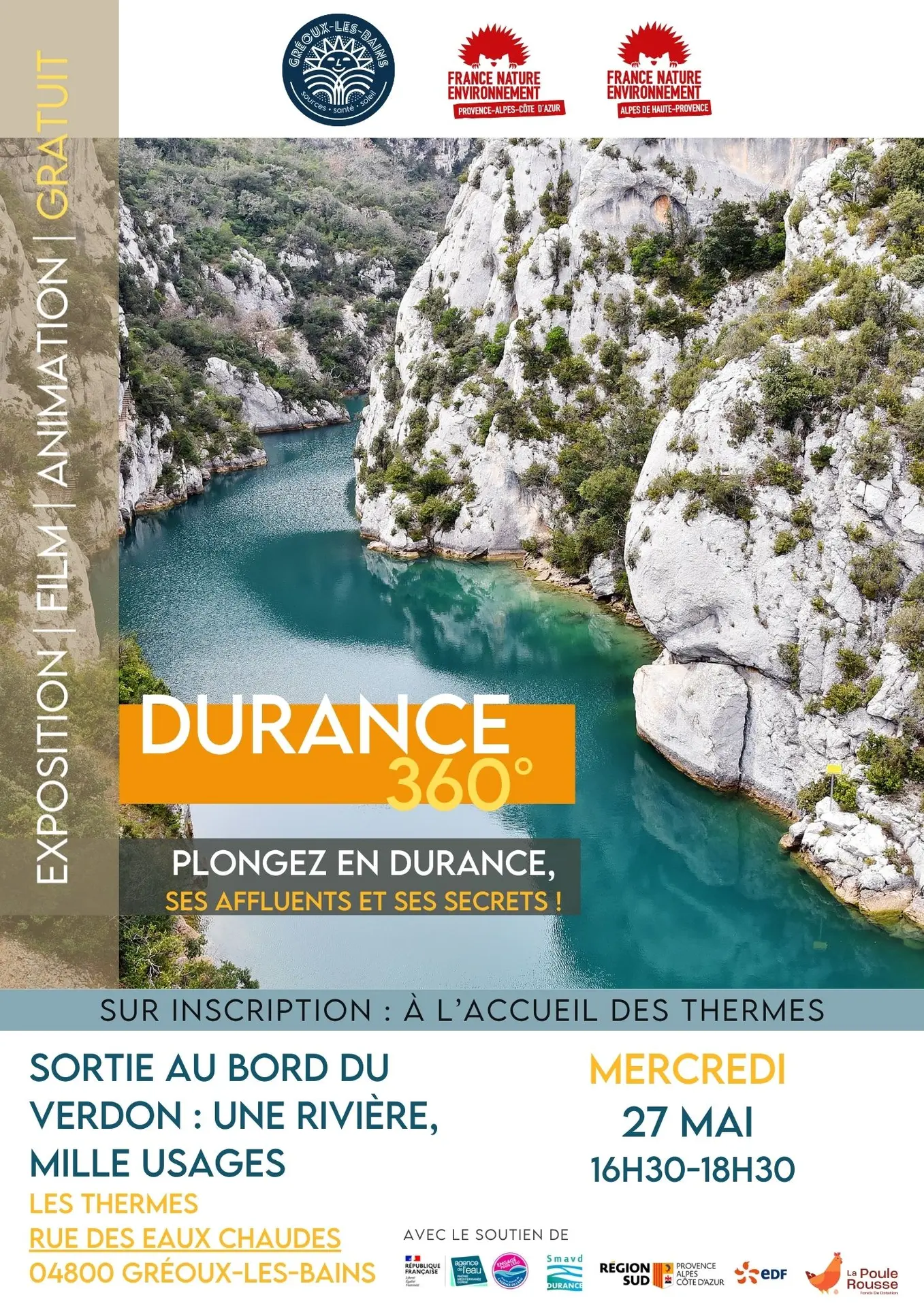 Sortie au bord du Verdon : Une rivière, mille usages