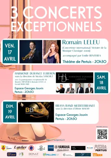 3 concerts exceptionnels
