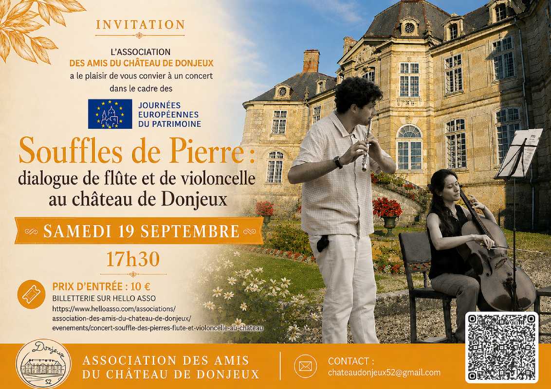 Concert Souffles de Pierre au Château de Donjeux