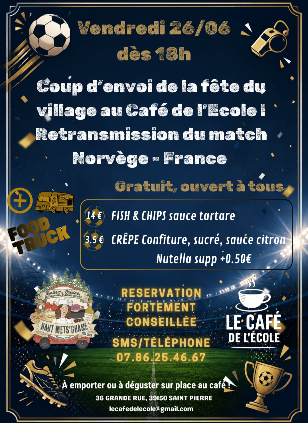 Retransmission du match France - Norvèfe