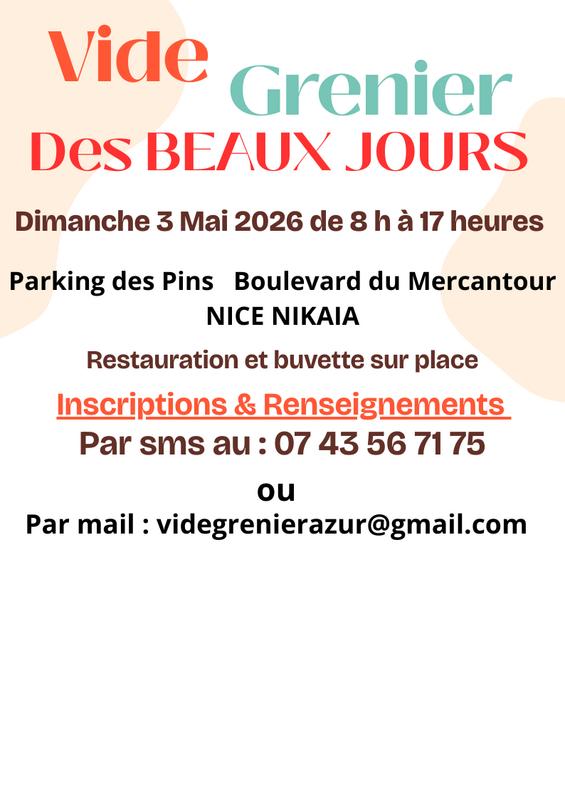 Vide grenier des beaux jours
