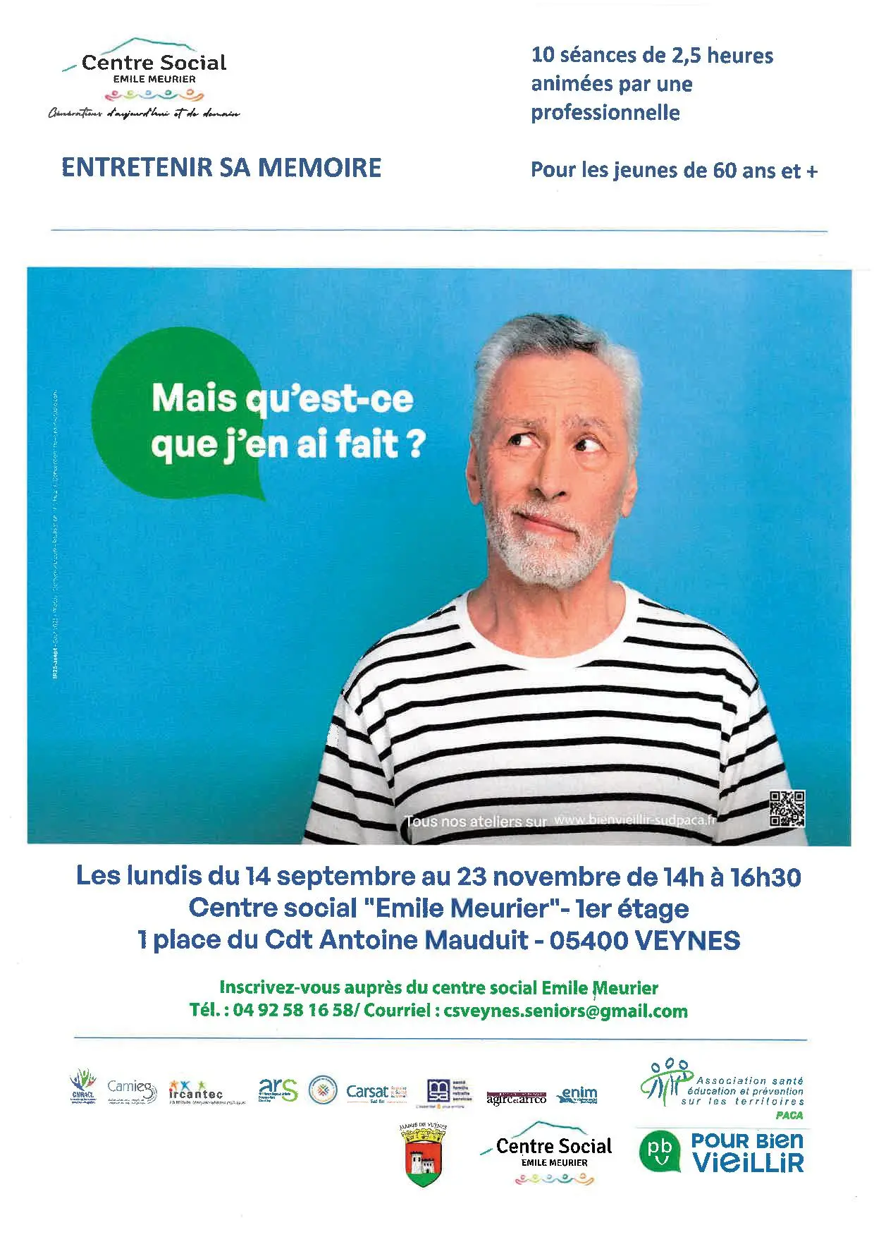 Atelier « Entretenir sa Mémoire »