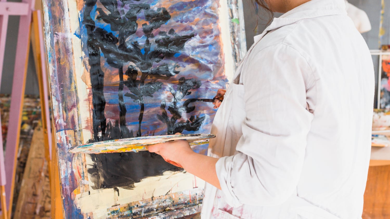 Exposition de peintures & techniques mixtes