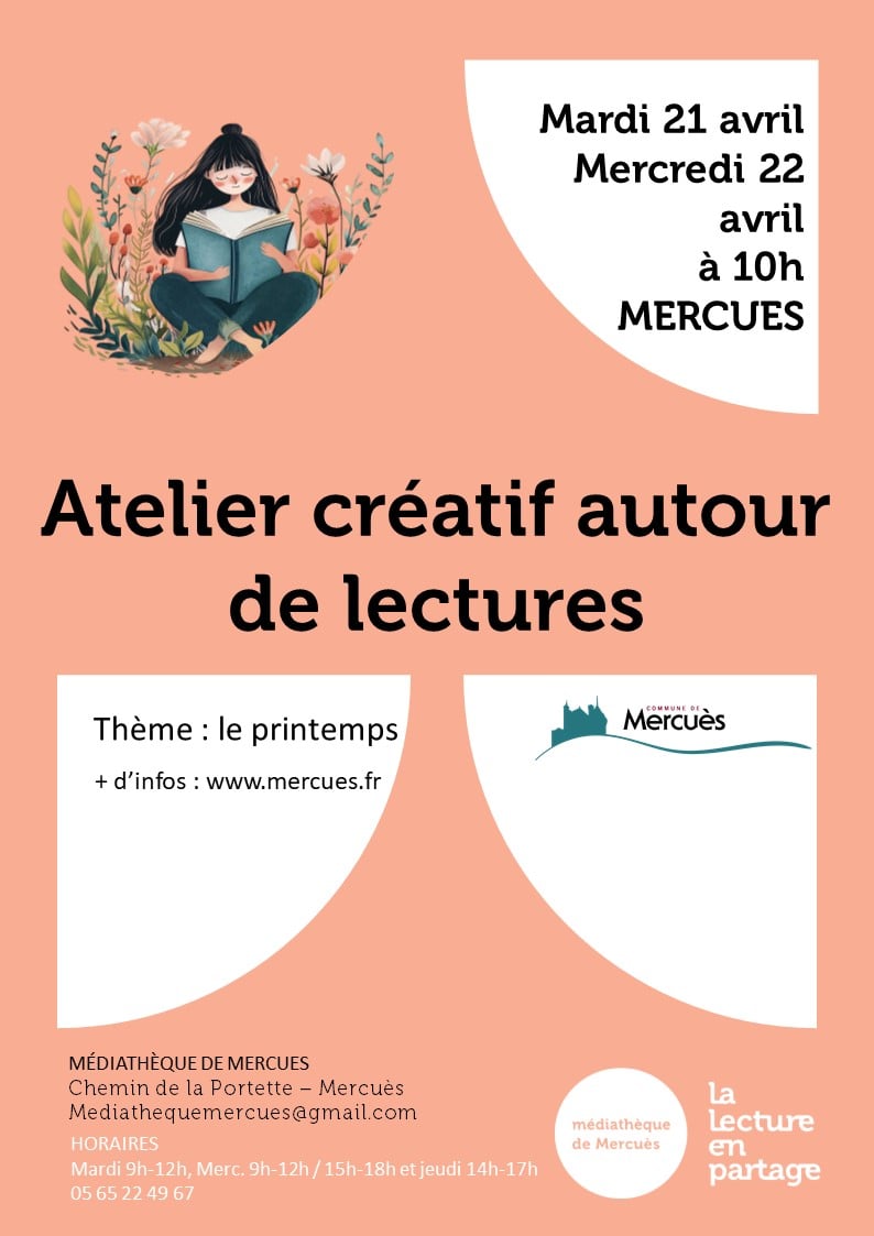 Atelier de créatif autour de lectures