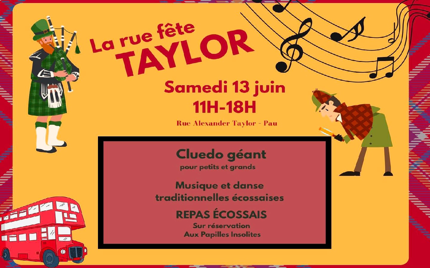 La rue fête Taylor