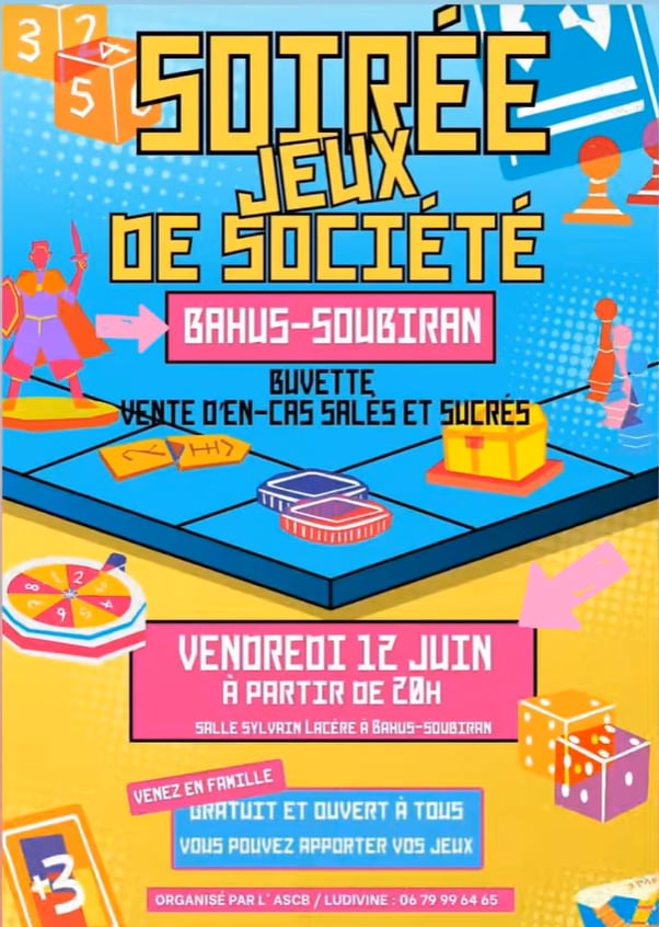 Soirée jeux de société