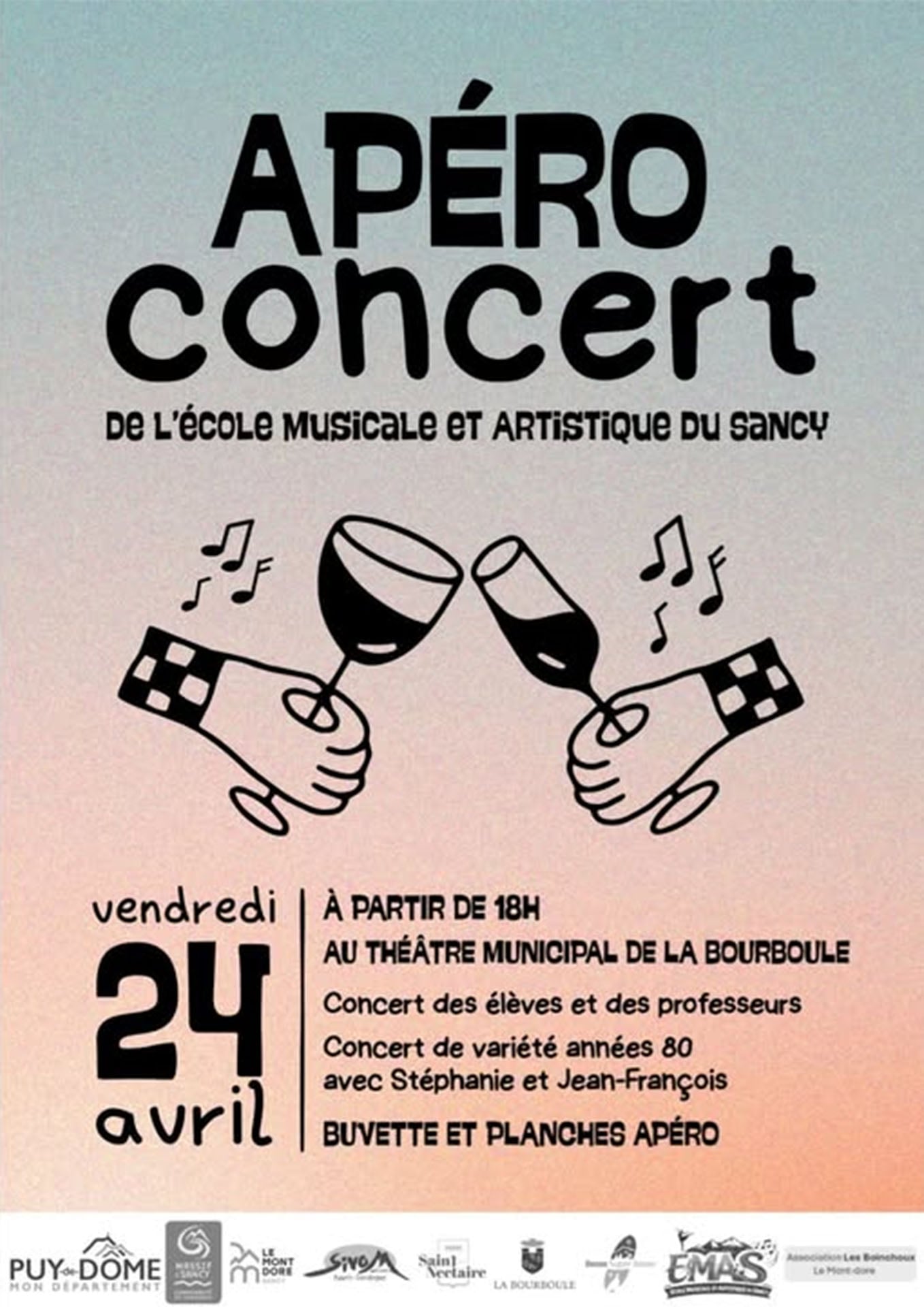 Apéro concert de l'école de musique du Sancy