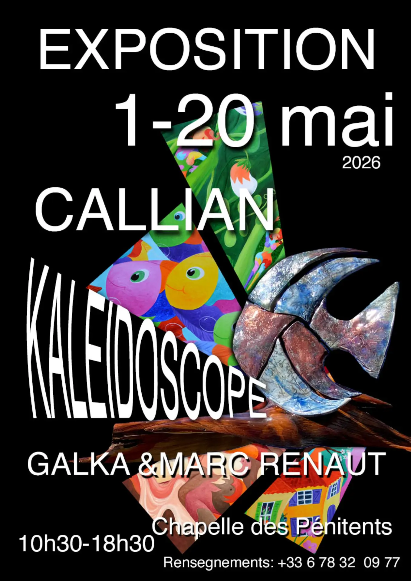 Exposition Kaléidoscope à la chapelle des Pénitents