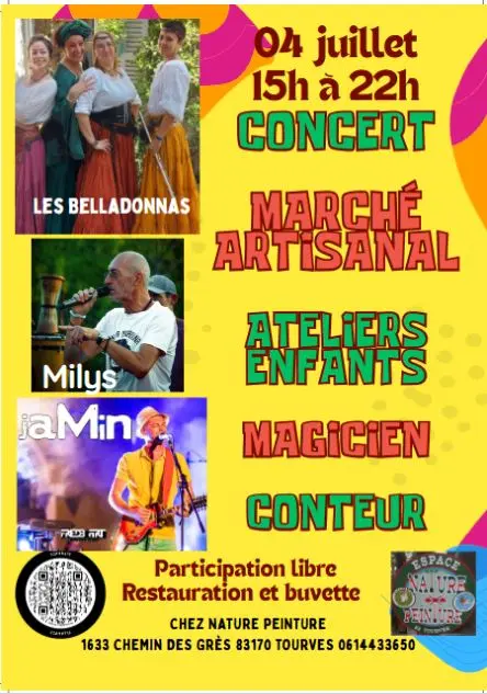 Concert, marché artisanal et animations