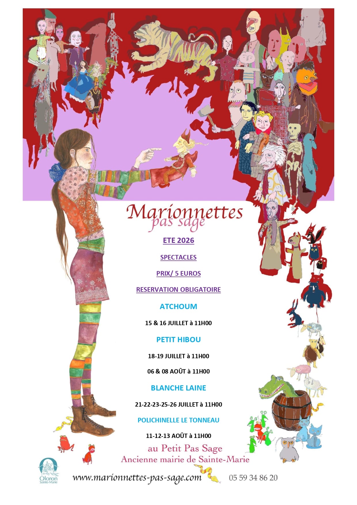 Spectacle Marionnettes Pas Sage "Petit hibou "