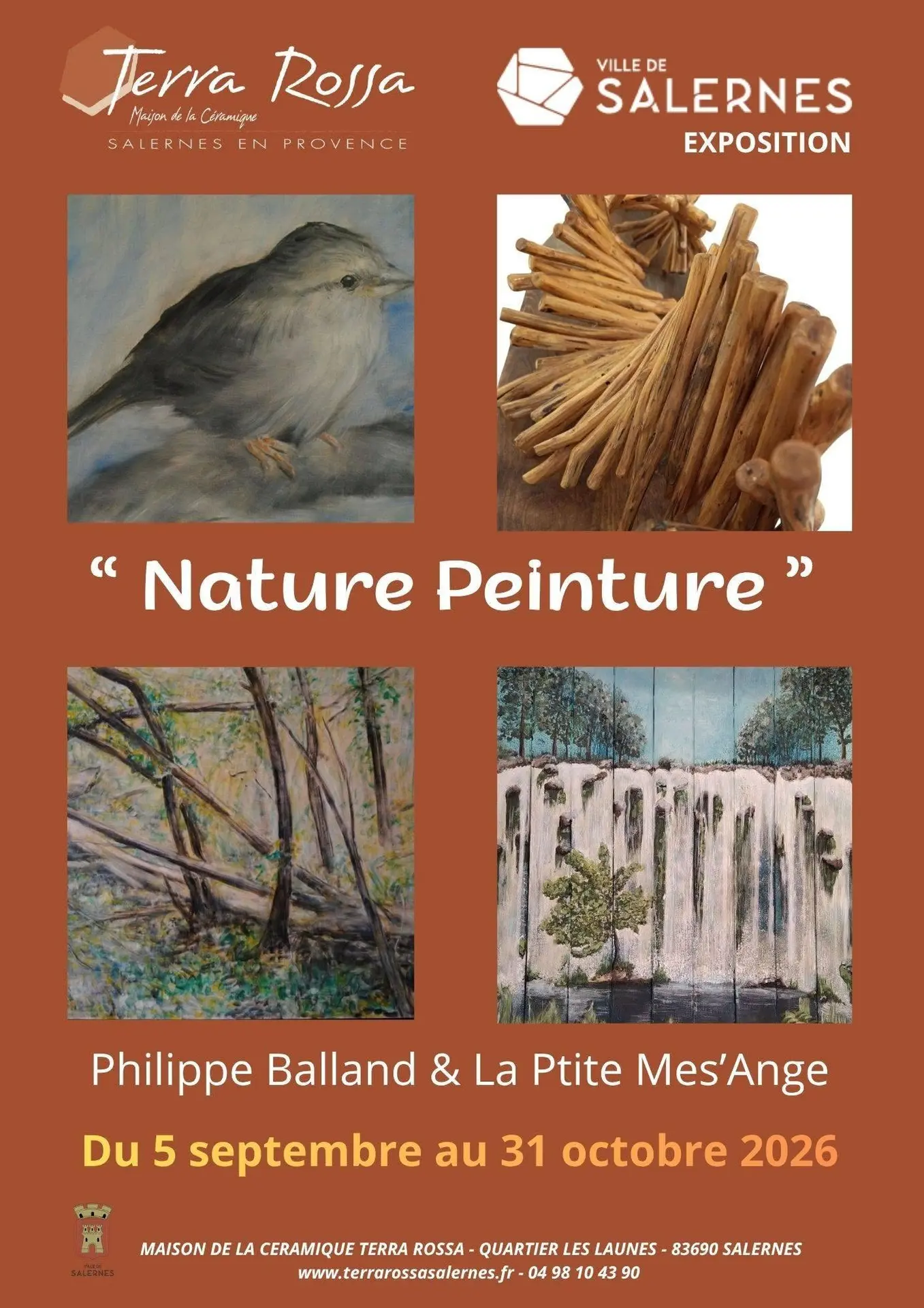 Exposition Terra Rossa - Philippe Balland et La Ptite Mes'Ange