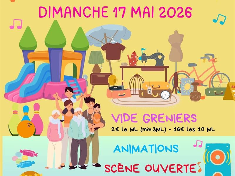 vide grenier : Charmes en Folie