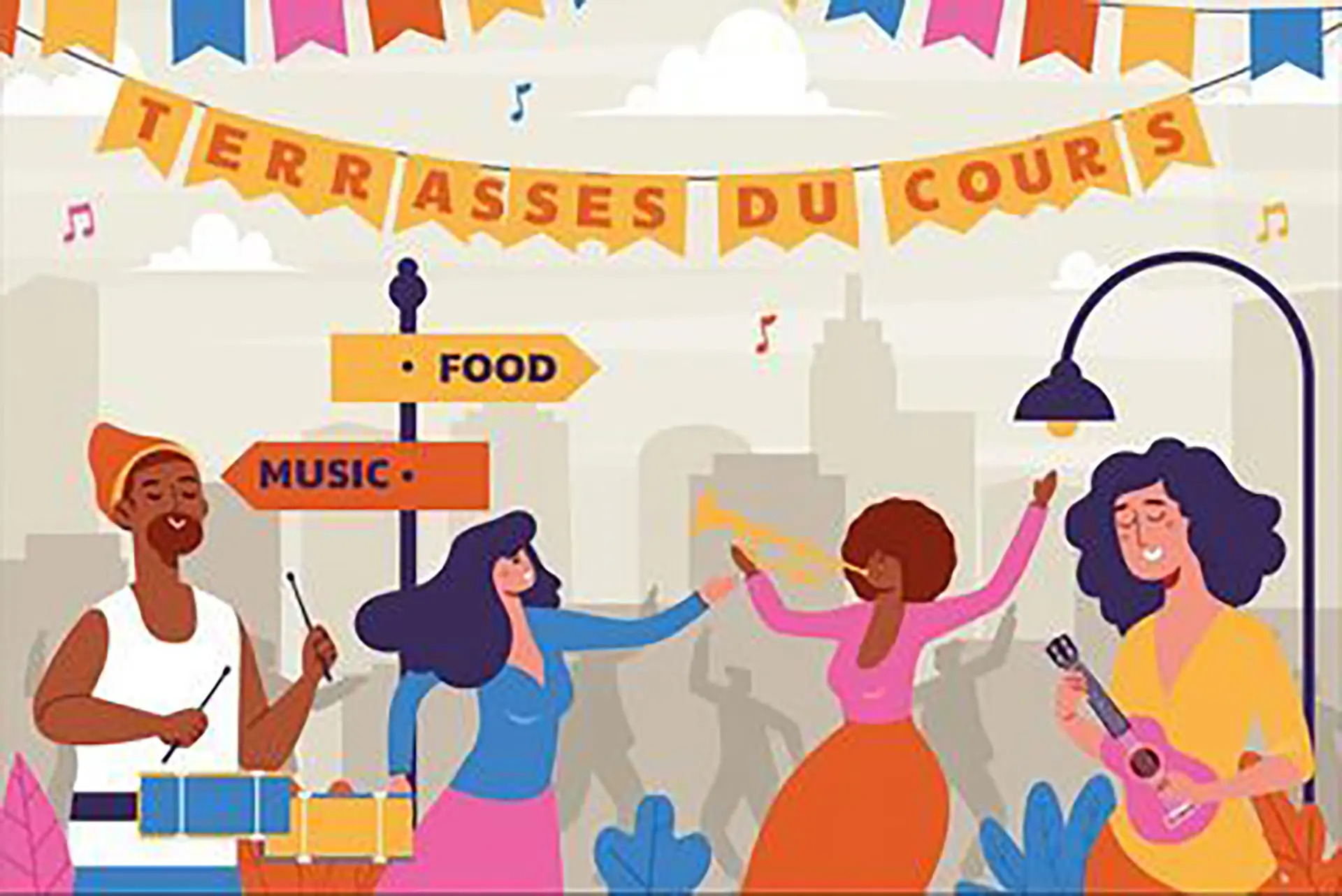 Dîner concert : Les Terrasses du Cours
