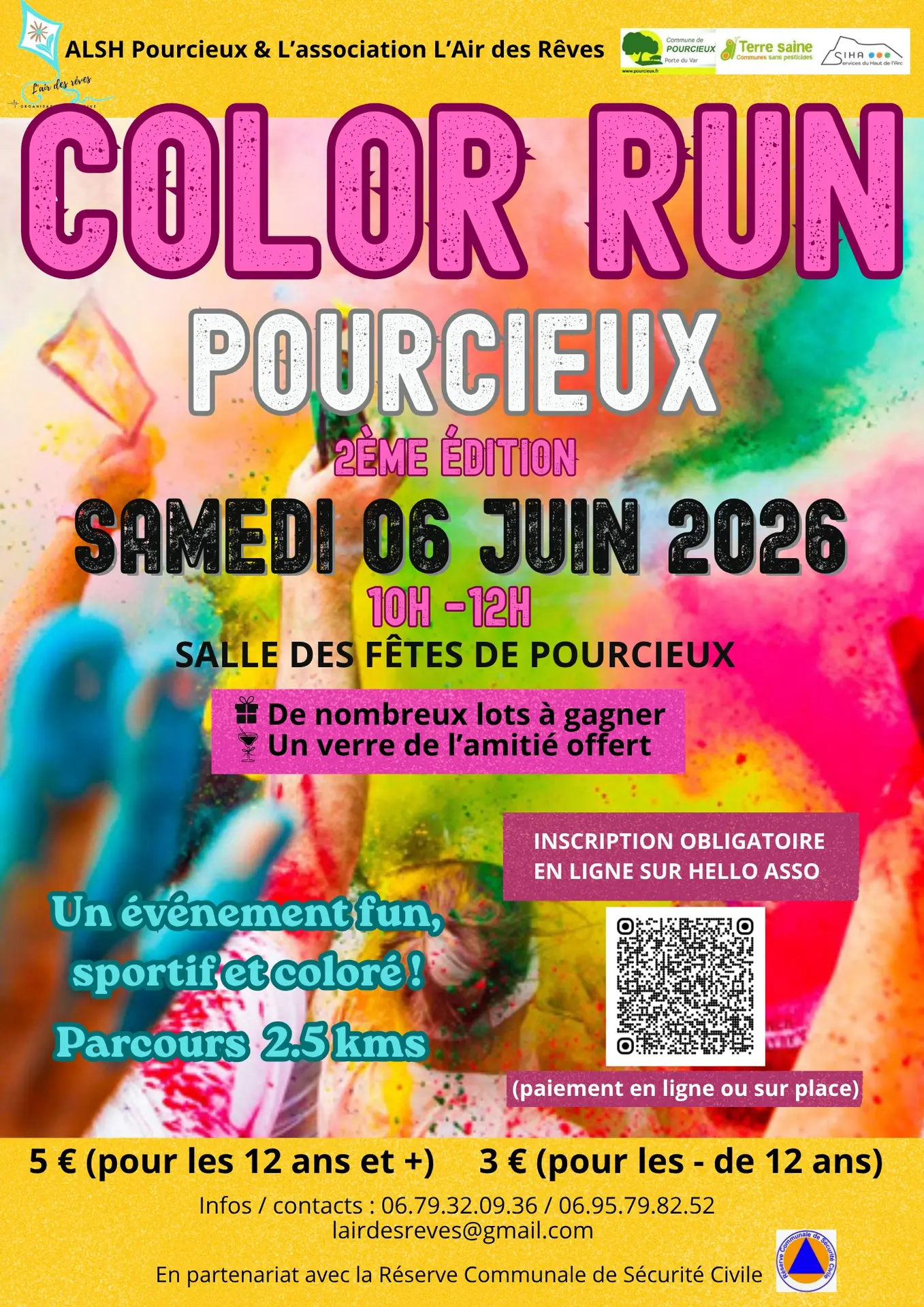 Course pédestre : Color run