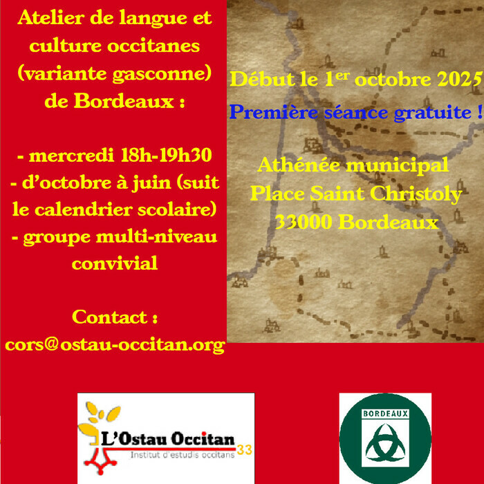 Atelier de langue et culture occitanes (variante gasconne)