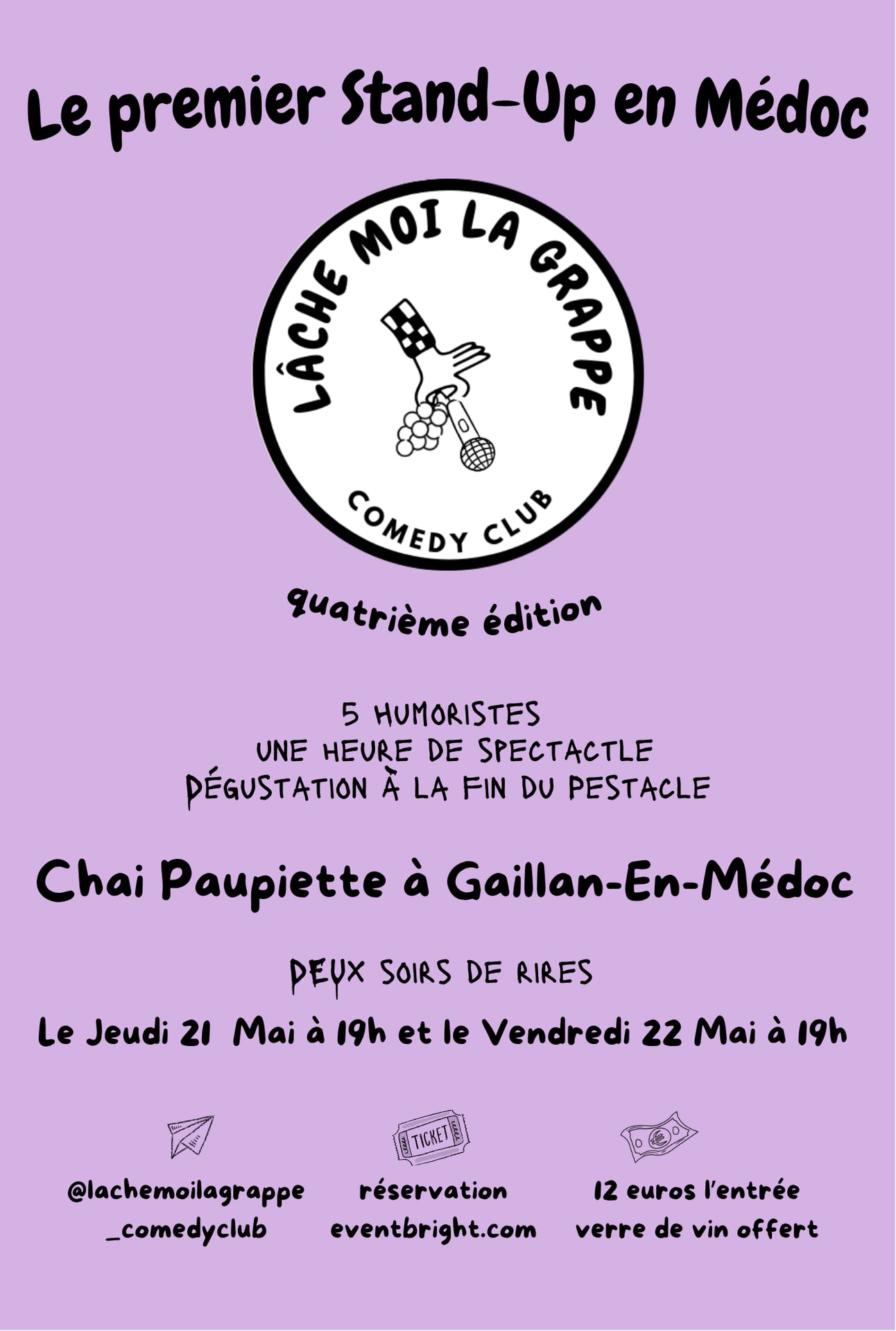 Stand-up en Médoc 4ème édition