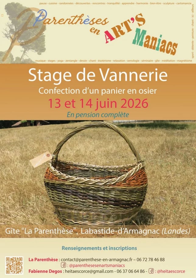 Stage vannerie