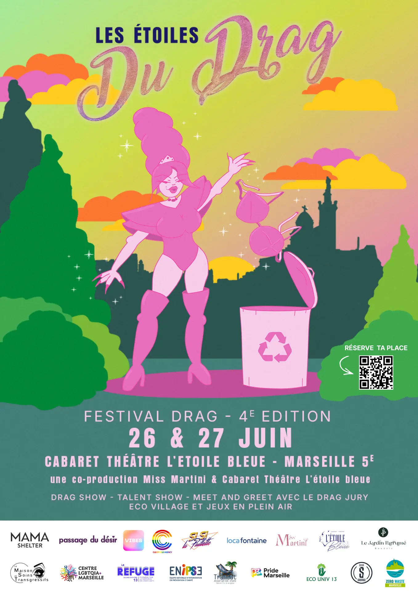 Les Étoiles du Drag 2026 : Le festival queer & éco-responsable à Marseille