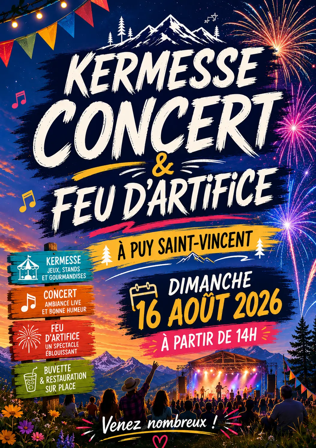 Kermesse et Feux d'artifices