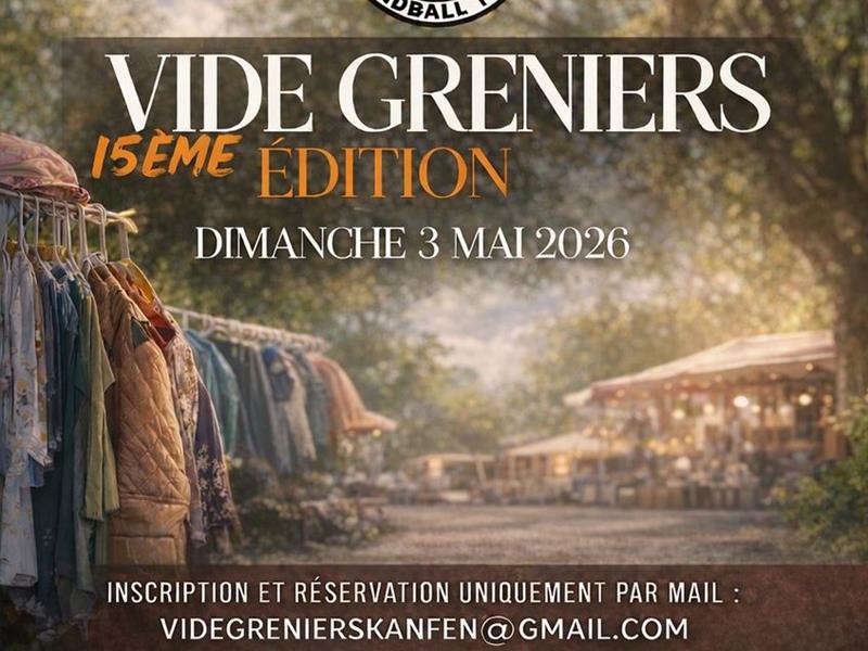 15e Vide greniers de l'AS Kanfen