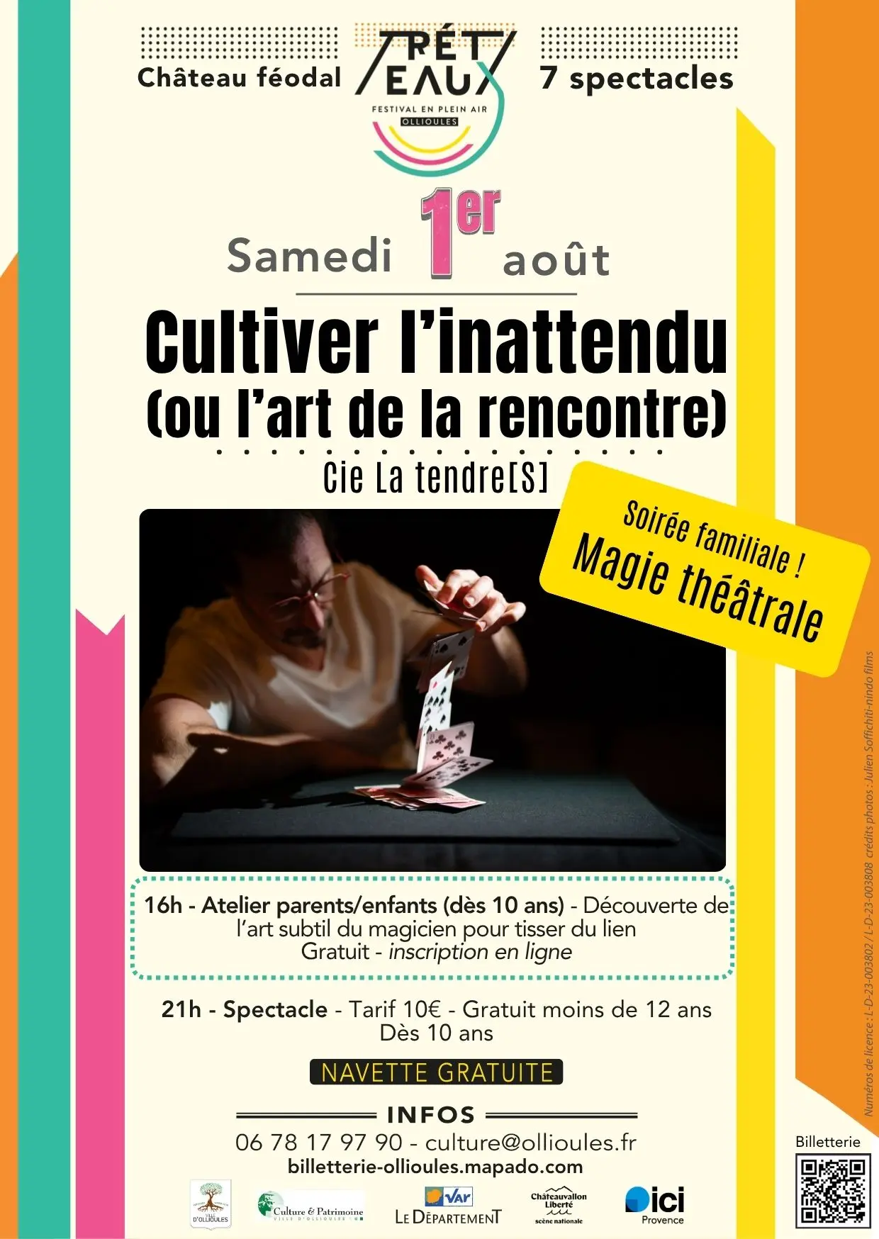 Festival Les Tréteaux : Soirée familiale - Spactacle "Cultiver l'inattendu (ou l'art de la rencontre) - Cie La Tendre (S)