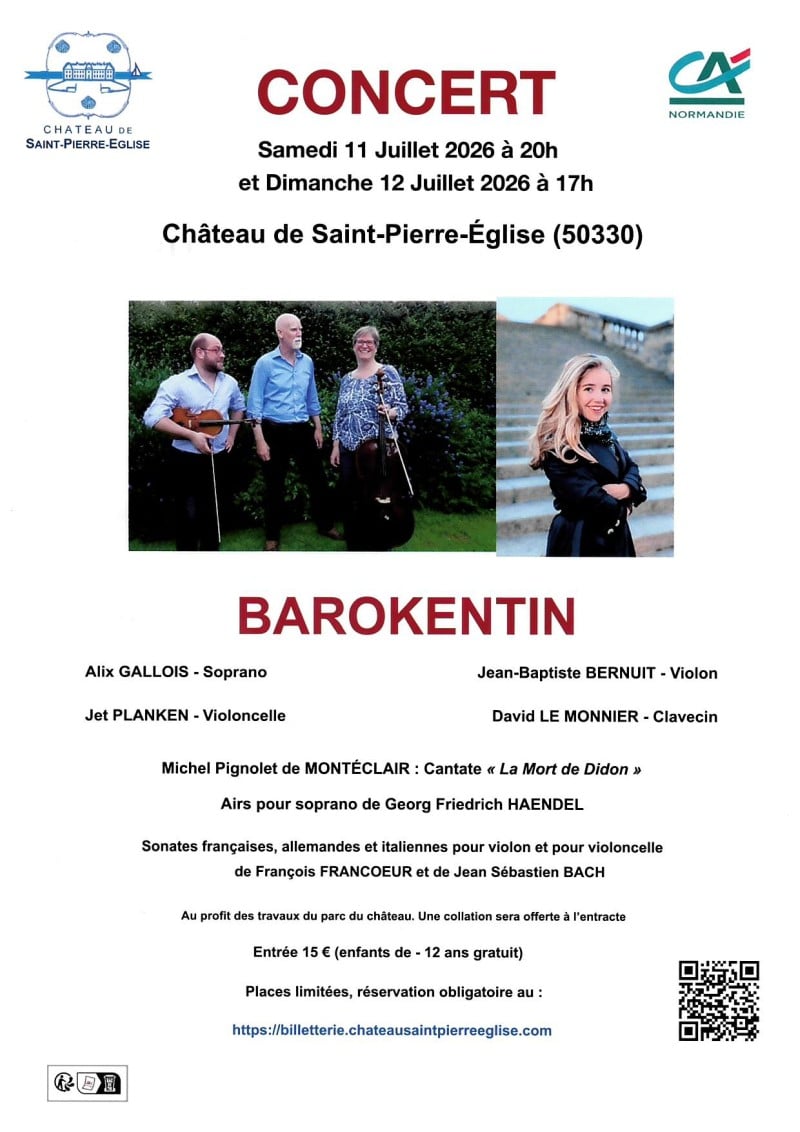 Barokentin en concert au château de Saint-Pierre-Eglise