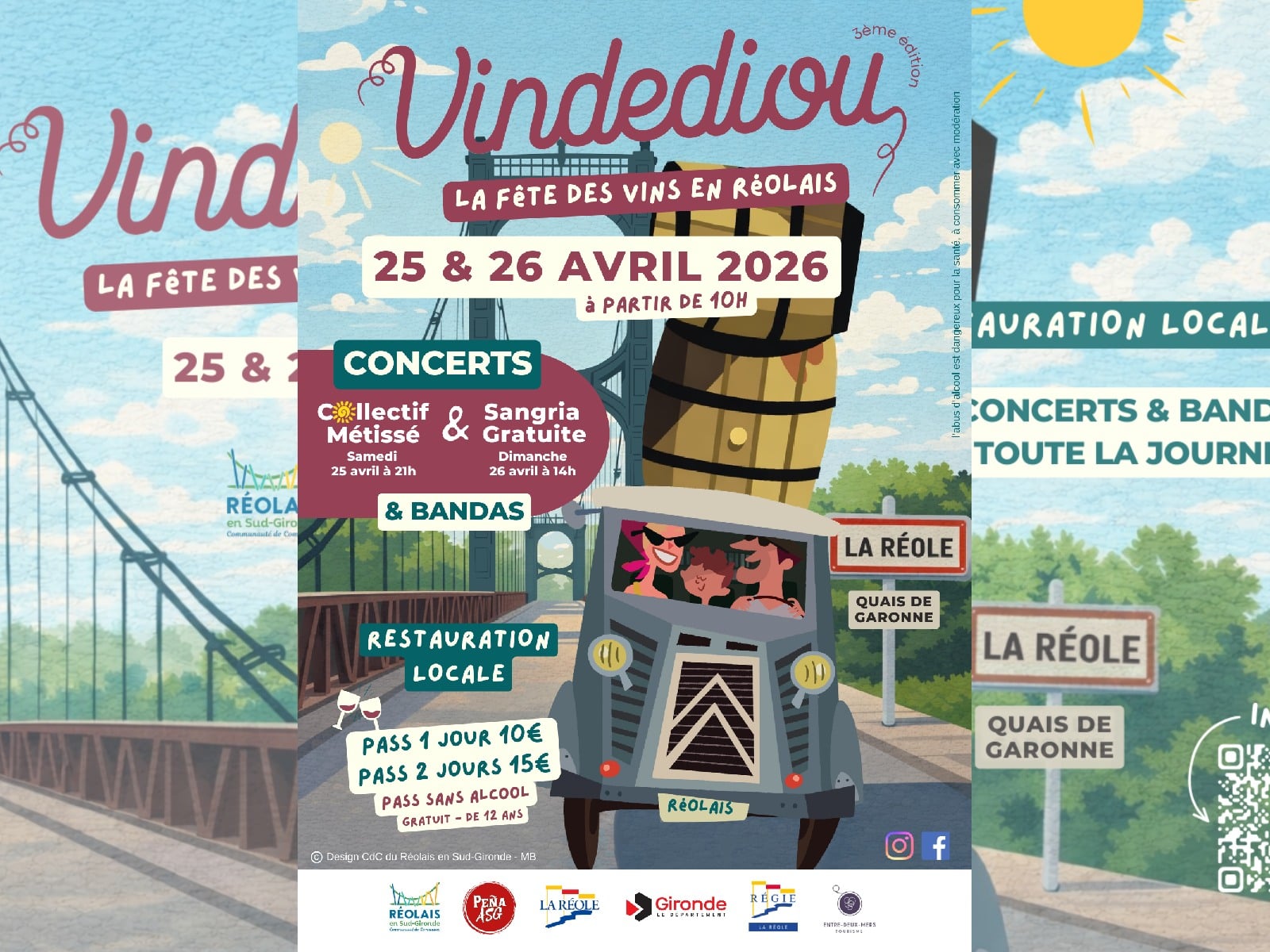 Vindediou : la fête des vins en Réolais