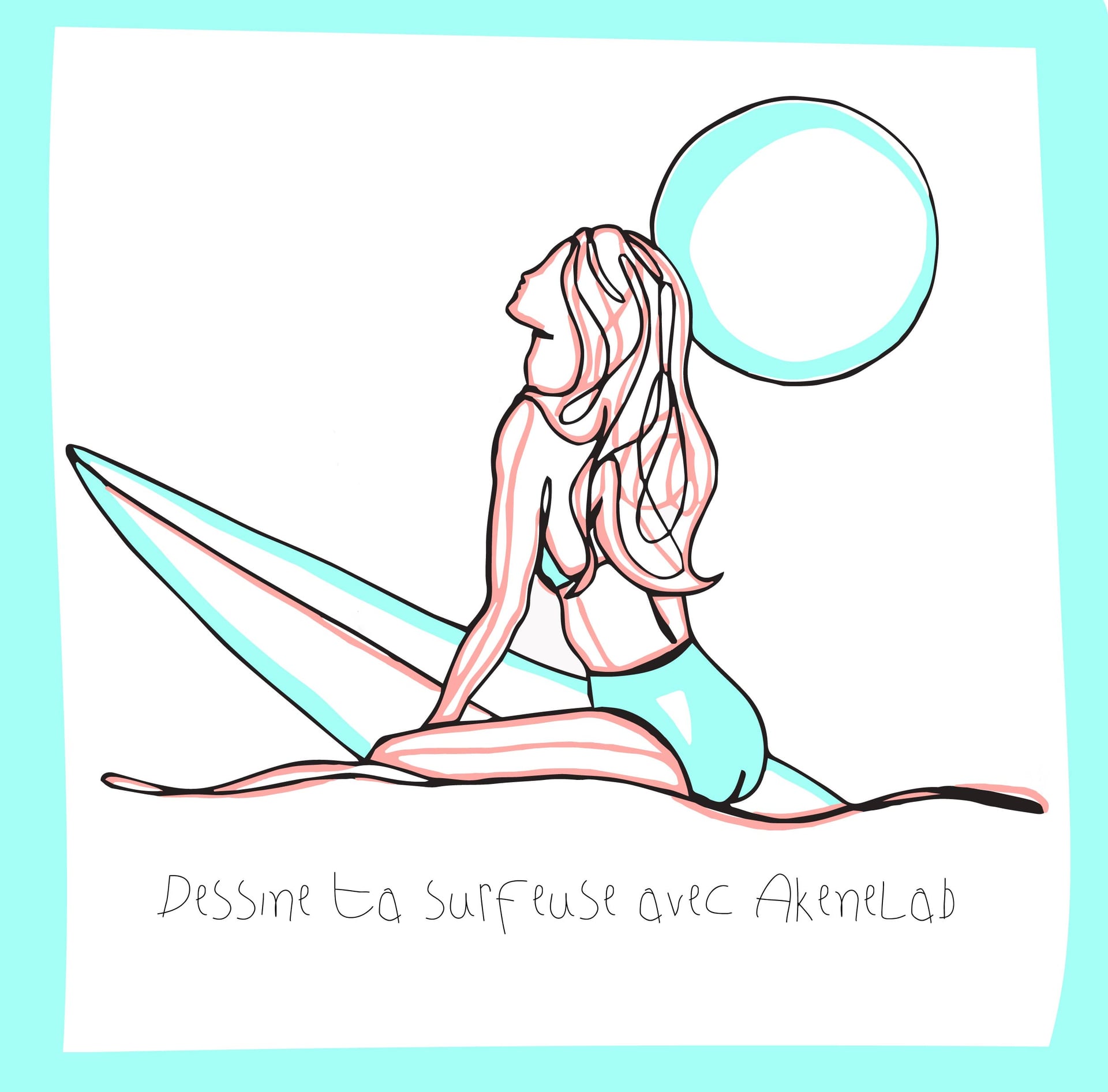 Atelier "Dessine ton/ta surfeur/se" by Akenelab