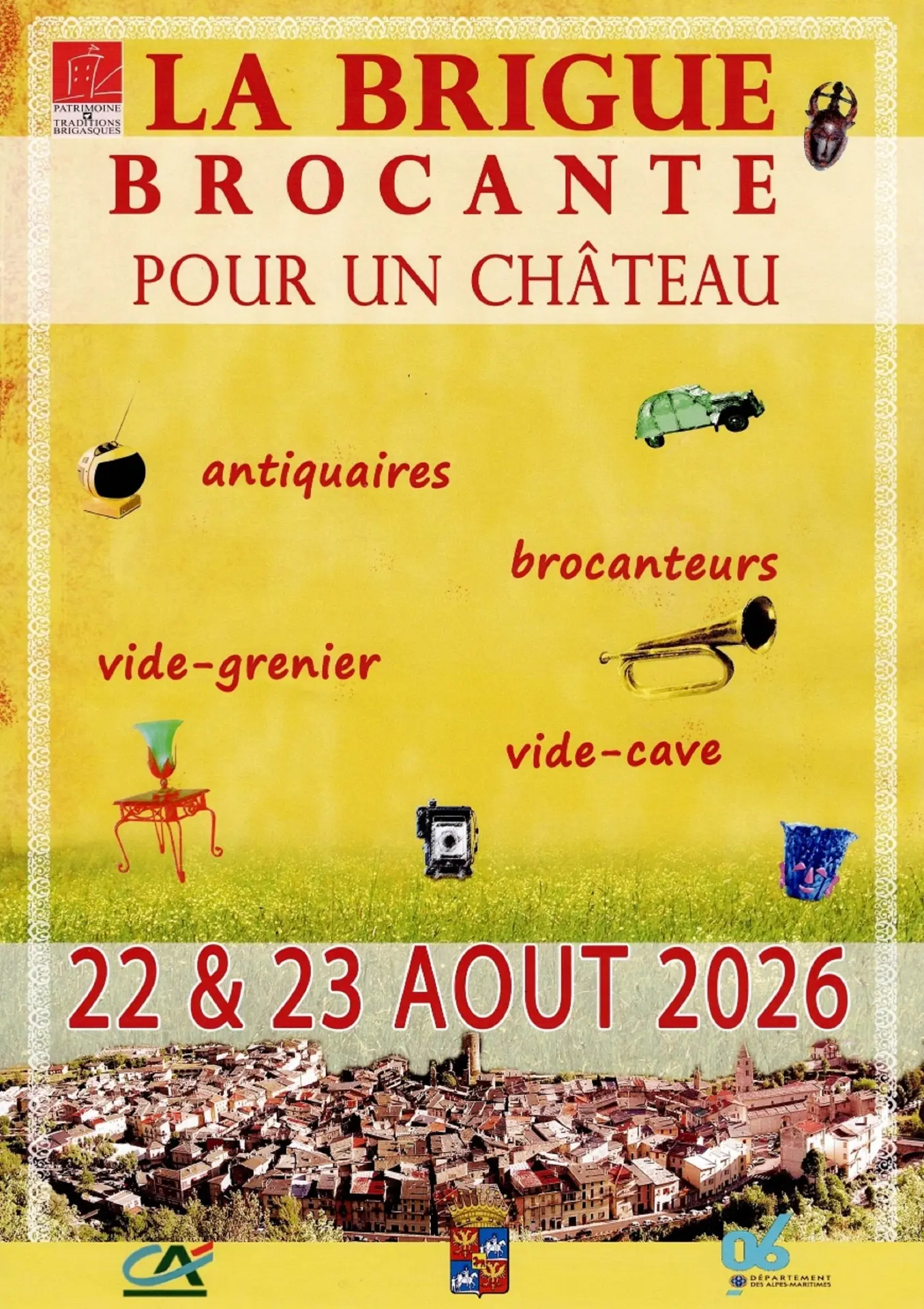 Brocante pour un  château