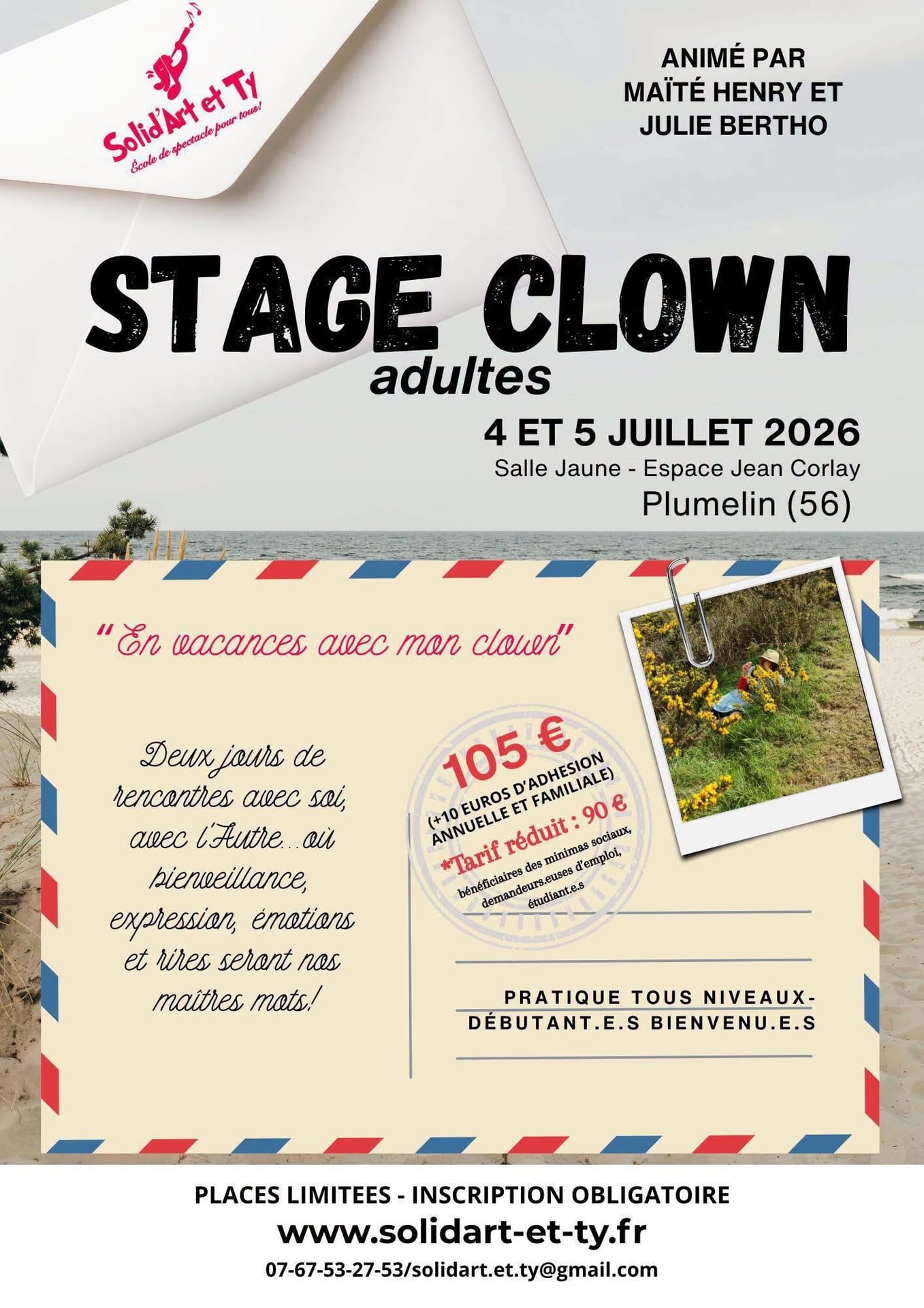 Stage Clown adultes