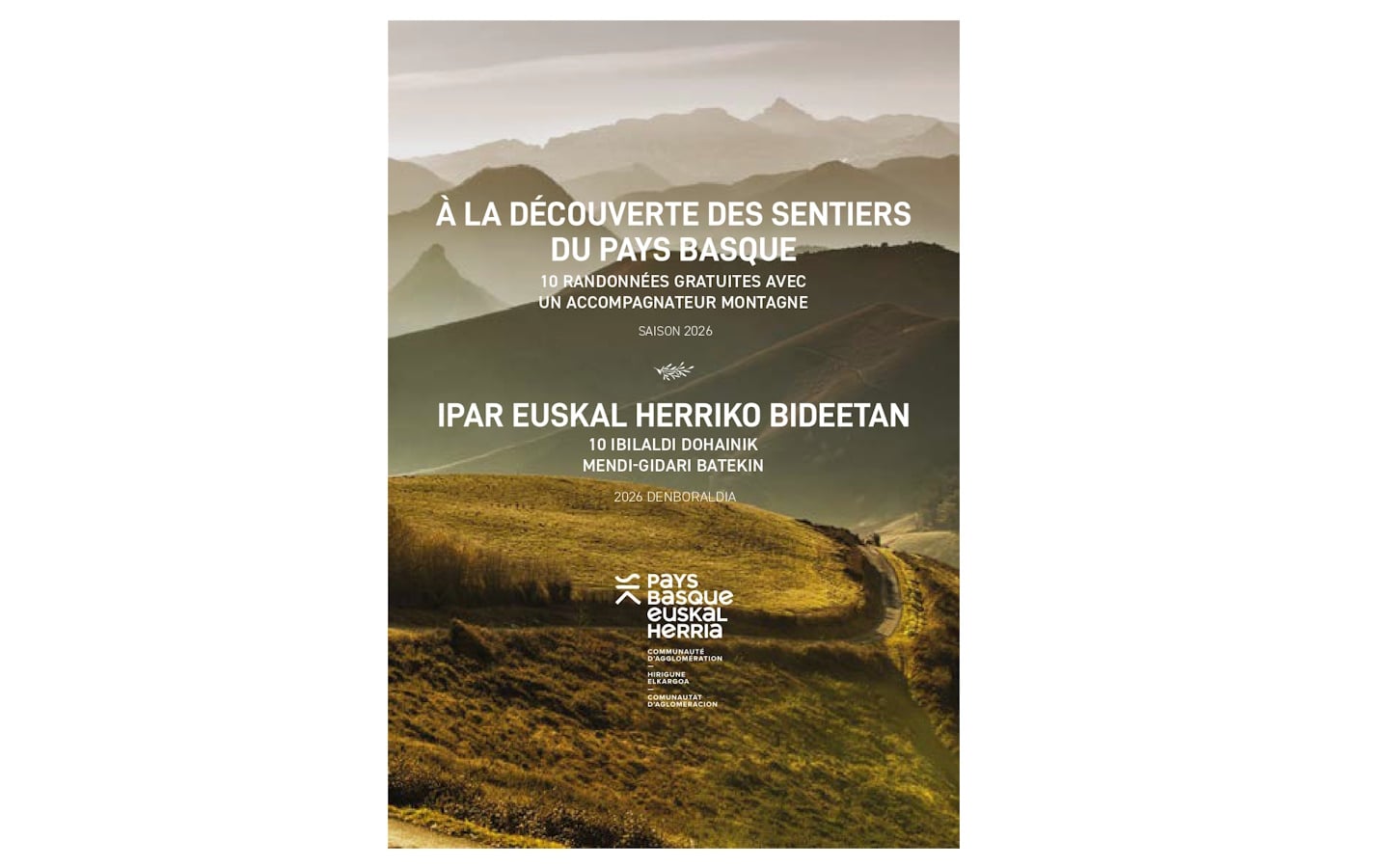 Randonnée accompagnée CAPB "Azkonbegi - Parmi les petits sommets de Basse-Navarre"