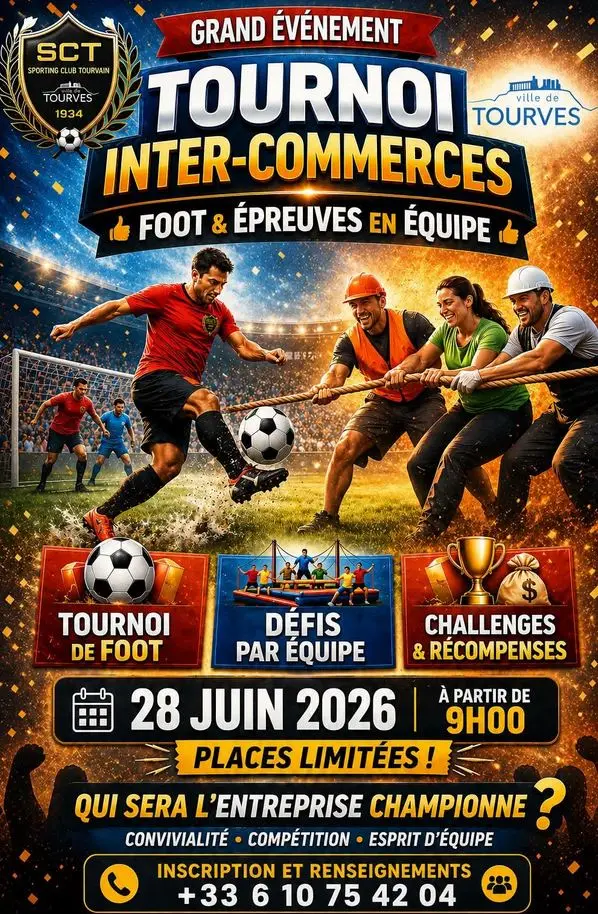 Tournoi de foot inter -commerces