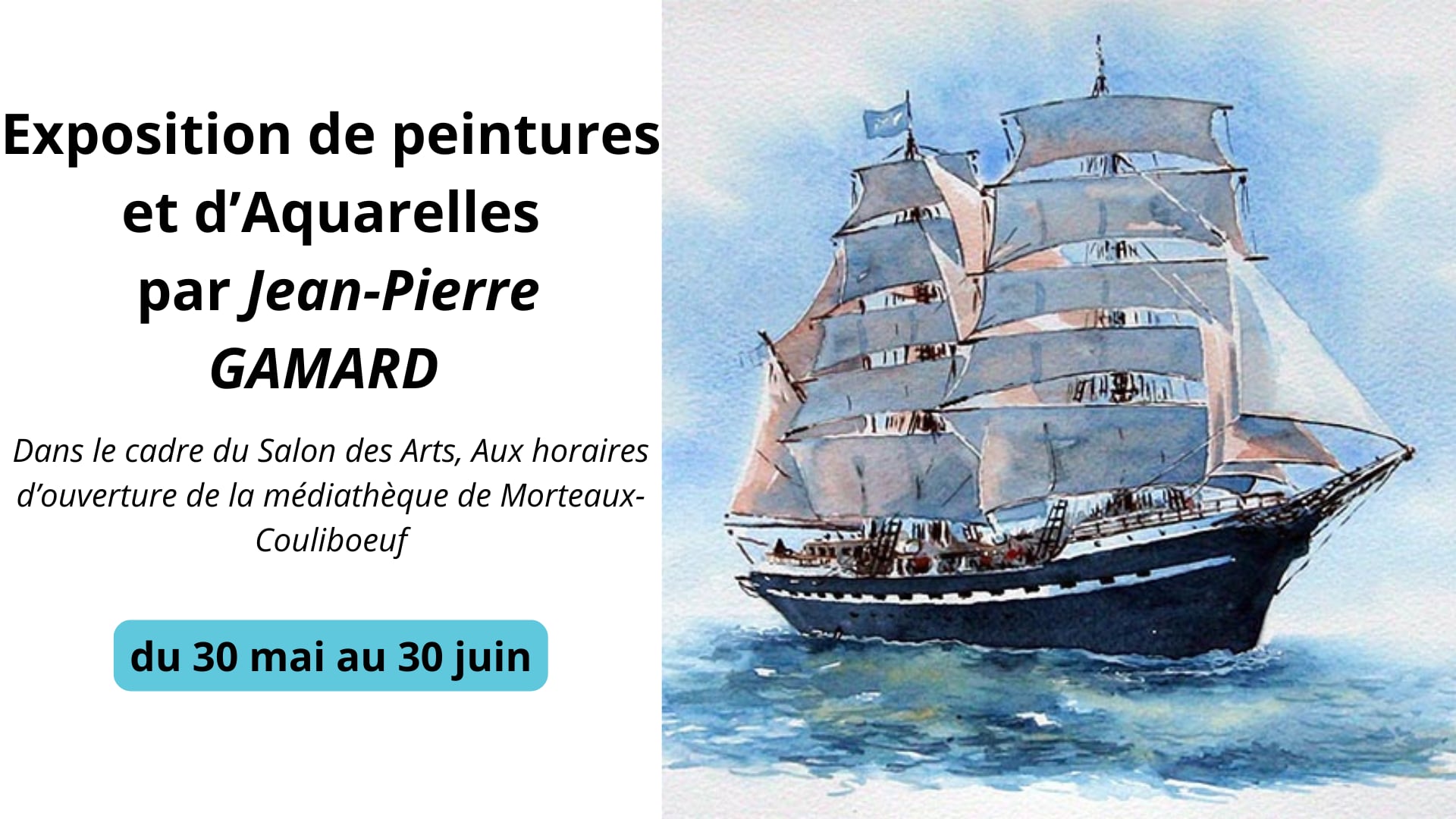 Exposition de peintures et d'aquarelles | Jean-Pierre GAMARD