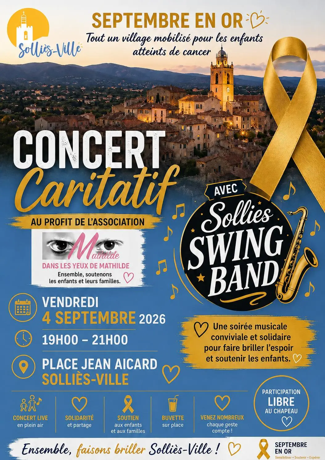 Concert caritatif - Septembre en Or