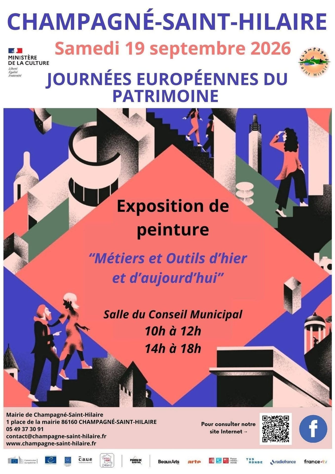 Exposition de peinture "Métiers et outils d'hier et d'aujourd'hui"