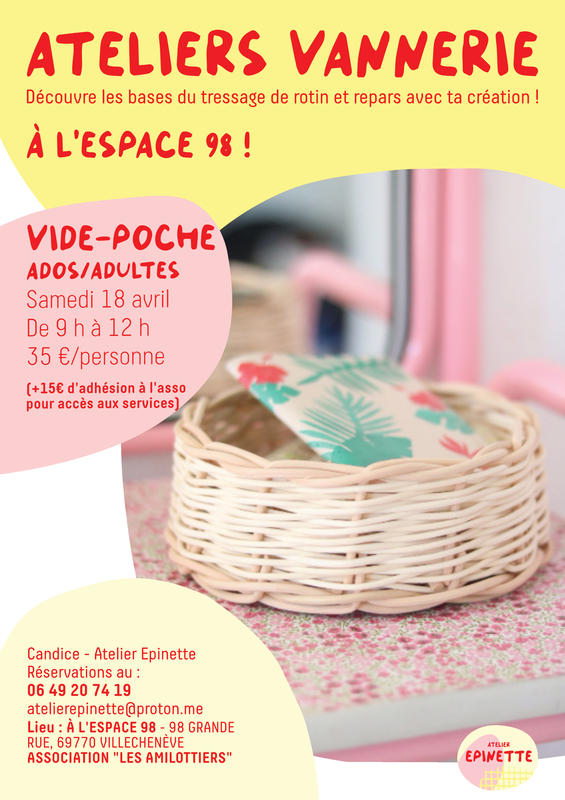 Atelier Vannerie - Vide Poche